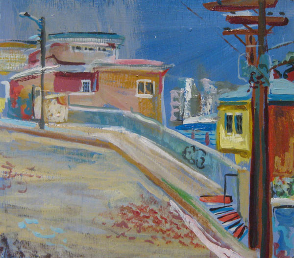 Valparaíso, Oil on panel, 2010