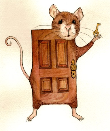 Doormouse, Ink and gouache on paper, 2013